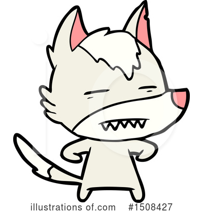 Royalty-Free (RF) Wolf Clipart Illustration by lineartestpilot - Stock Sample #1508427