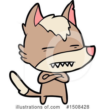 Royalty-Free (RF) Wolf Clipart Illustration by lineartestpilot - Stock Sample #1508428