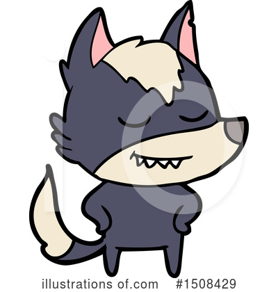 Royalty-Free (RF) Wolf Clipart Illustration by lineartestpilot - Stock Sample #1508429