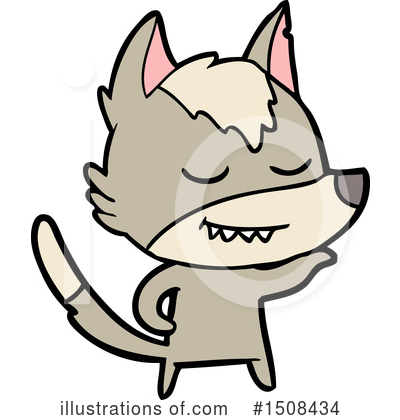 Royalty-Free (RF) Wolf Clipart Illustration by lineartestpilot - Stock Sample #1508434