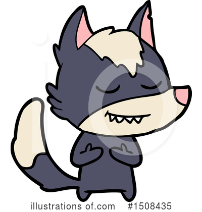 Royalty-Free (RF) Wolf Clipart Illustration by lineartestpilot - Stock Sample #1508435