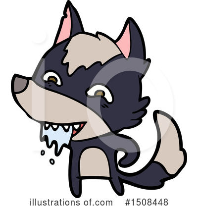Royalty-Free (RF) Wolf Clipart Illustration by lineartestpilot - Stock Sample #1508448