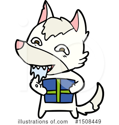 Royalty-Free (RF) Wolf Clipart Illustration by lineartestpilot - Stock Sample #1508449