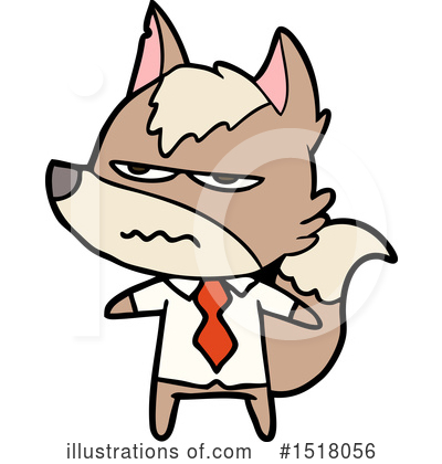 Royalty-Free (RF) Wolf Clipart Illustration by lineartestpilot - Stock Sample #1518056