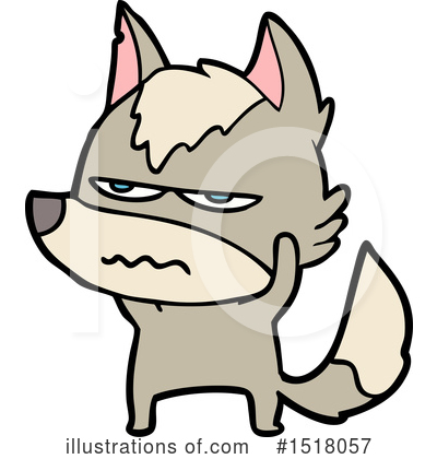 Royalty-Free (RF) Wolf Clipart Illustration by lineartestpilot - Stock Sample #1518057