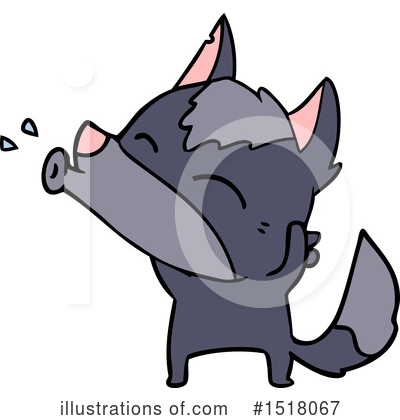 Royalty-Free (RF) Wolf Clipart Illustration by lineartestpilot - Stock Sample #1518067