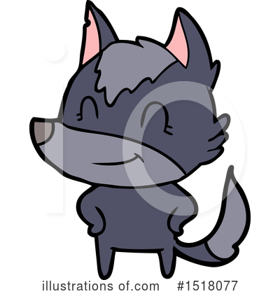 Royalty-Free (RF) Wolf Clipart Illustration by lineartestpilot - Stock Sample #1518077