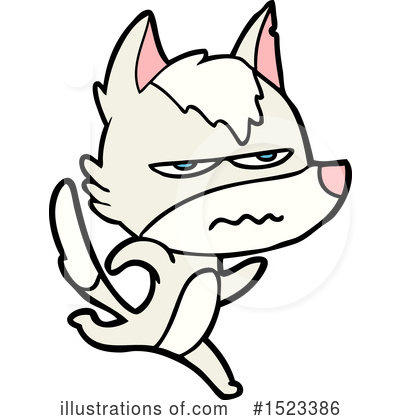 Royalty-Free (RF) Wolf Clipart Illustration by lineartestpilot - Stock Sample #1523386