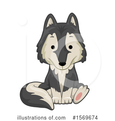 Royalty-Free (RF) Wolf Clipart Illustration by BNP Design Studio - Stock Sample #1569674