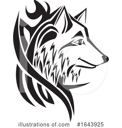 Royalty-Free (RF) Wolf Clipart Illustration by Morphart Creations - Stock Sample #1643925