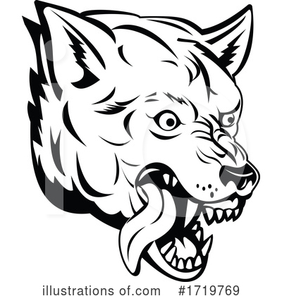 Royalty-Free (RF) Wolf Clipart Illustration by patrimonio - Stock Sample #1719769