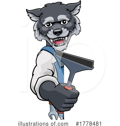 Royalty-Free (RF) Wolf Clipart Illustration by AtStockIllustration - Stock Sample #1778481
