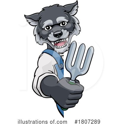 Royalty-Free (RF) Wolf Clipart Illustration by AtStockIllustration - Stock Sample #1807289