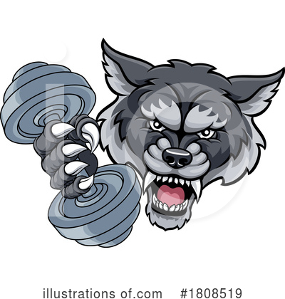 Royalty-Free (RF) Wolf Clipart Illustration by AtStockIllustration - Stock Sample #1808519