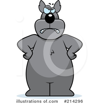 Royalty-Free (RF) Wolf Clipart Illustration by Cory Thoman - Stock Sample #214296