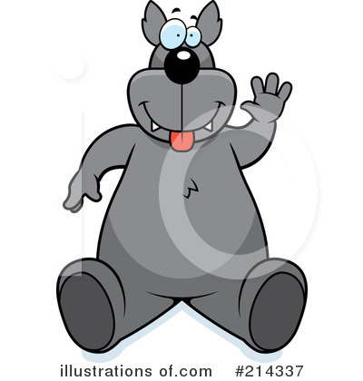 Royalty-Free (RF) Wolf Clipart Illustration by Cory Thoman - Stock Sample #214337