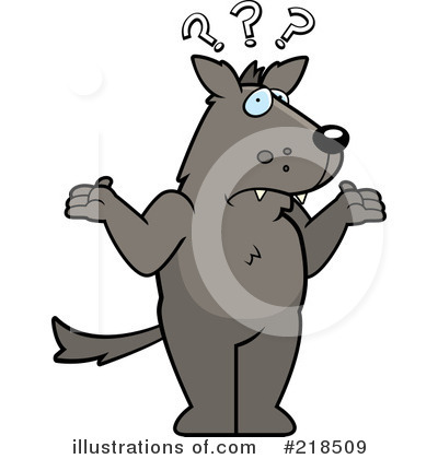 Royalty-Free (RF) Wolf Clipart Illustration by Cory Thoman - Stock Sample #218509
