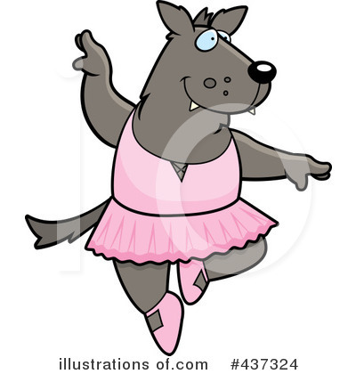 Royalty-Free (RF) Wolf Clipart Illustration by Cory Thoman - Stock Sample #437324