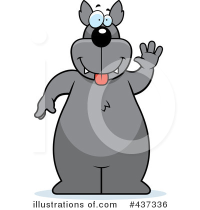 Royalty-Free (RF) Wolf Clipart Illustration by Cory Thoman - Stock Sample #437336
