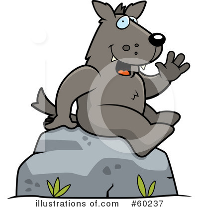 Royalty-Free (RF) Wolf Clipart Illustration by Cory Thoman - Stock Sample #60237
