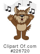Wolf Mascot Clipart #226720 by Mascot Junction