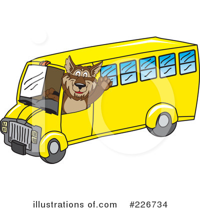 School Bus Driver Clipart #226734 by Mascot Junction
