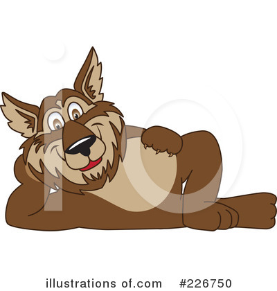 Wolf Mascot Clipart #226750 by Mascot Junction