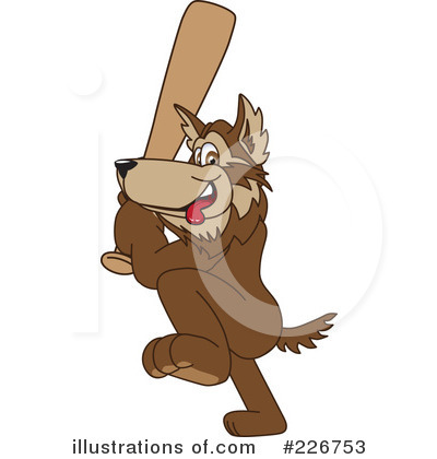 Wolf Mascot Clipart #226753 by Toons4Biz