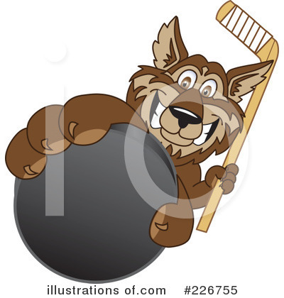 Wolf Mascot Clipart #226755 by Toons4Biz
