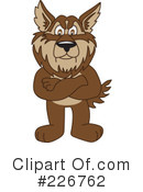 Wolf Mascot Clipart #226762 by Mascot Junction