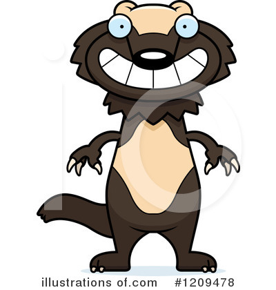 Royalty-Free (RF) Wolverine Clipart Illustration by Cory Thoman - Stock Sample #1209478