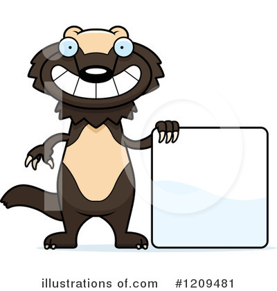 Royalty-Free (RF) Wolverine Clipart Illustration by Cory Thoman - Stock Sample #1209481