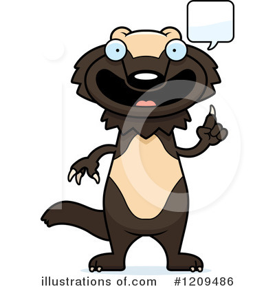 Royalty-Free (RF) Wolverine Clipart Illustration by Cory Thoman - Stock Sample #1209486