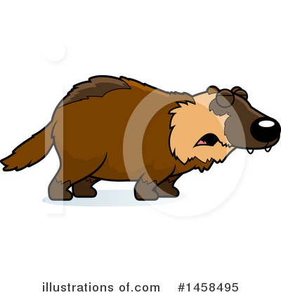 Royalty-Free (RF) Wolverine Clipart Illustration by Cory Thoman - Stock Sample #1458495