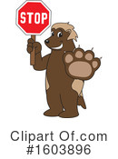 Wolverine Mascot Clipart #1603896 by Mascot Junction