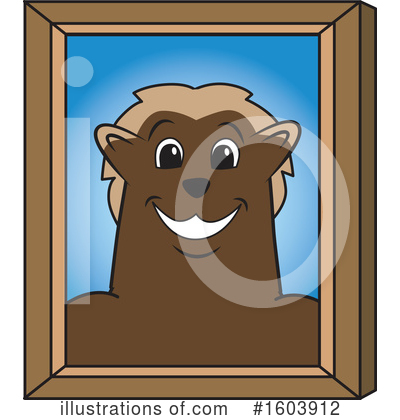 Royalty-Free (RF) Wolverine Mascot Clipart Illustration by Mascot Junction - Stock Sample #1603912