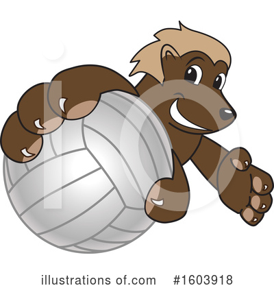 Wolverine Clipart #1603918 by Mascot Junction