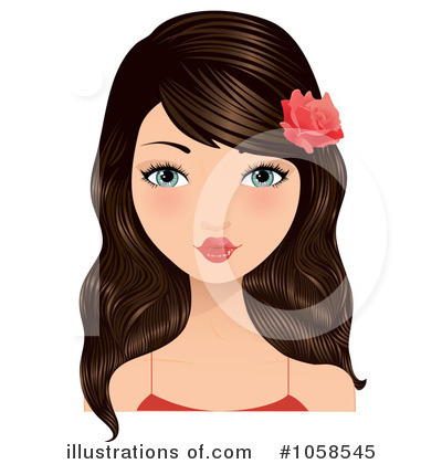Royalty-Free (RF) Woman Clipart Illustration by Melisende Vector - Stock Sample #1058545