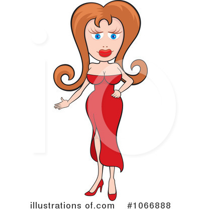 Royalty-Free (RF) Woman Clipart Illustration by Any Vector - Stock Sample #1066888