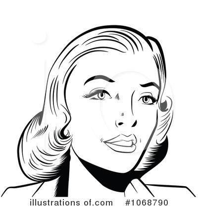 Royalty-Free (RF) Woman Clipart Illustration by brushingup - Stock Sample #1068790