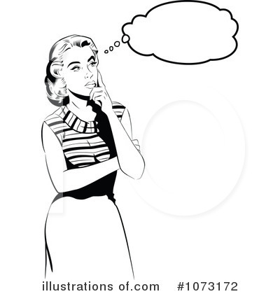 Royalty-Free (RF) Woman Clipart Illustration by brushingup - Stock Sample #1073172