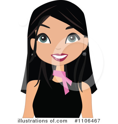 Royalty-Free (RF) Woman Clipart Illustration by peachidesigns - Stock Sample #1106467
