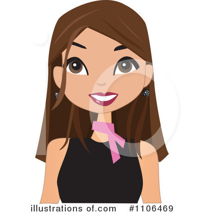 Royalty-Free (RF) Woman Clipart Illustration by peachidesigns - Stock Sample #1106469