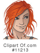 Woman Clipart #11213 by Leo Blanchette