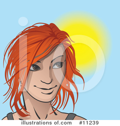 Royalty-Free (RF) Woman Clipart Illustration by Leo Blanchette - Stock Sample #11239