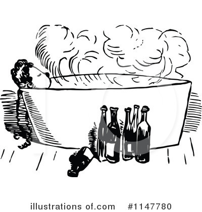 Bathing Clipart #1147780 by Prawny Vintage
