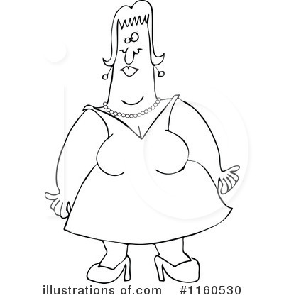 Royalty-Free (RF) Woman Clipart Illustration by djart - Stock Sample #1160530