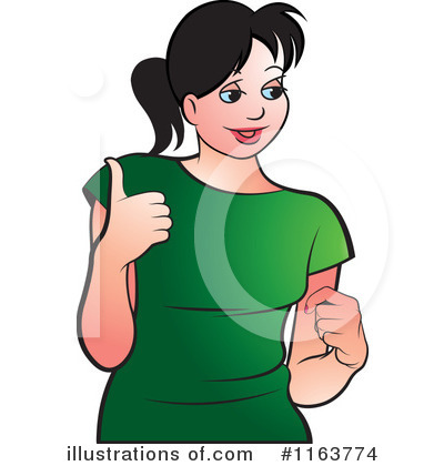 Royalty-Free (RF) Woman Clipart Illustration by Lal Perera - Stock Sample #1163774