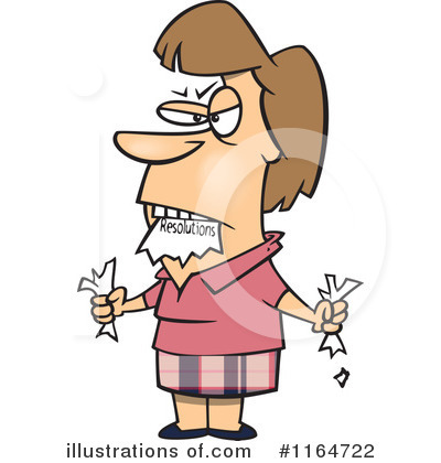 Mad Woman Clipart #1164722 by toonaday