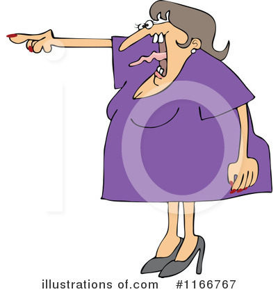 Royalty-Free (RF) Woman Clipart Illustration by djart - Stock Sample #1166767